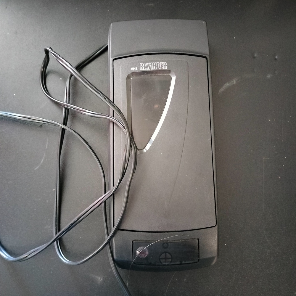Black VHS Rewinder
